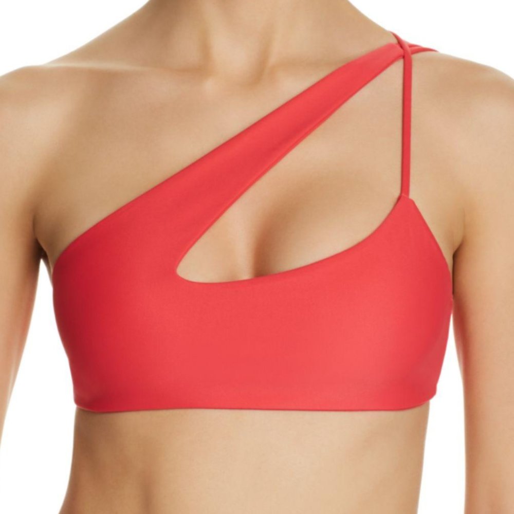 MIKOH Red Swimsuit Top Size Small